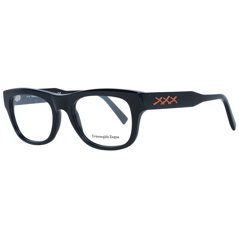 Ermenegildo Zegna Black Men Glasses Frame