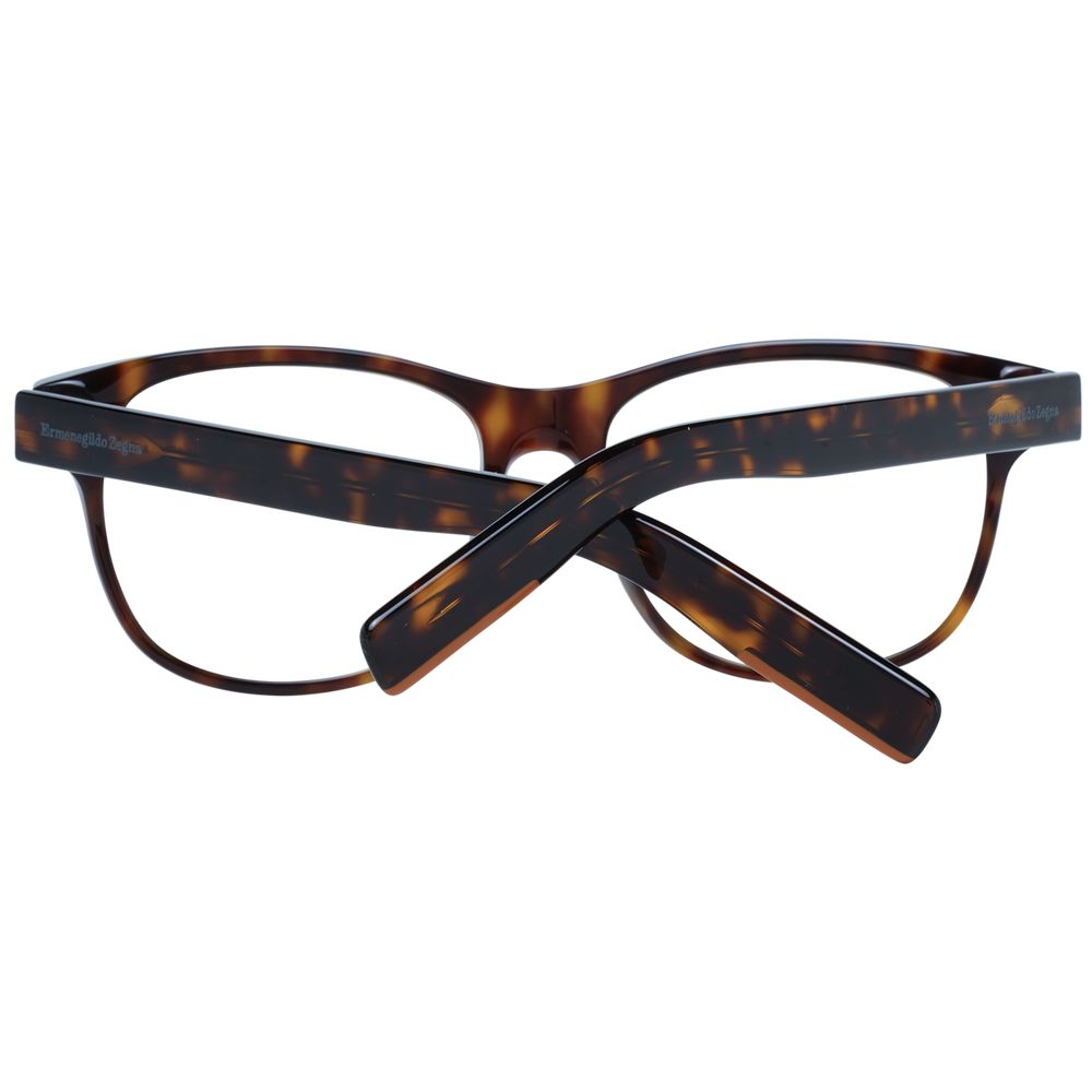Ermenegildo Zegna Brown Men Glasses Frame