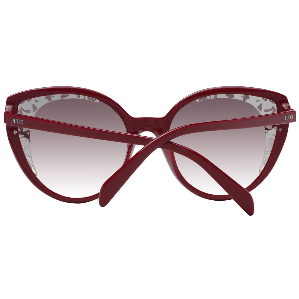 Emilio Pucci Red Women Sunglass