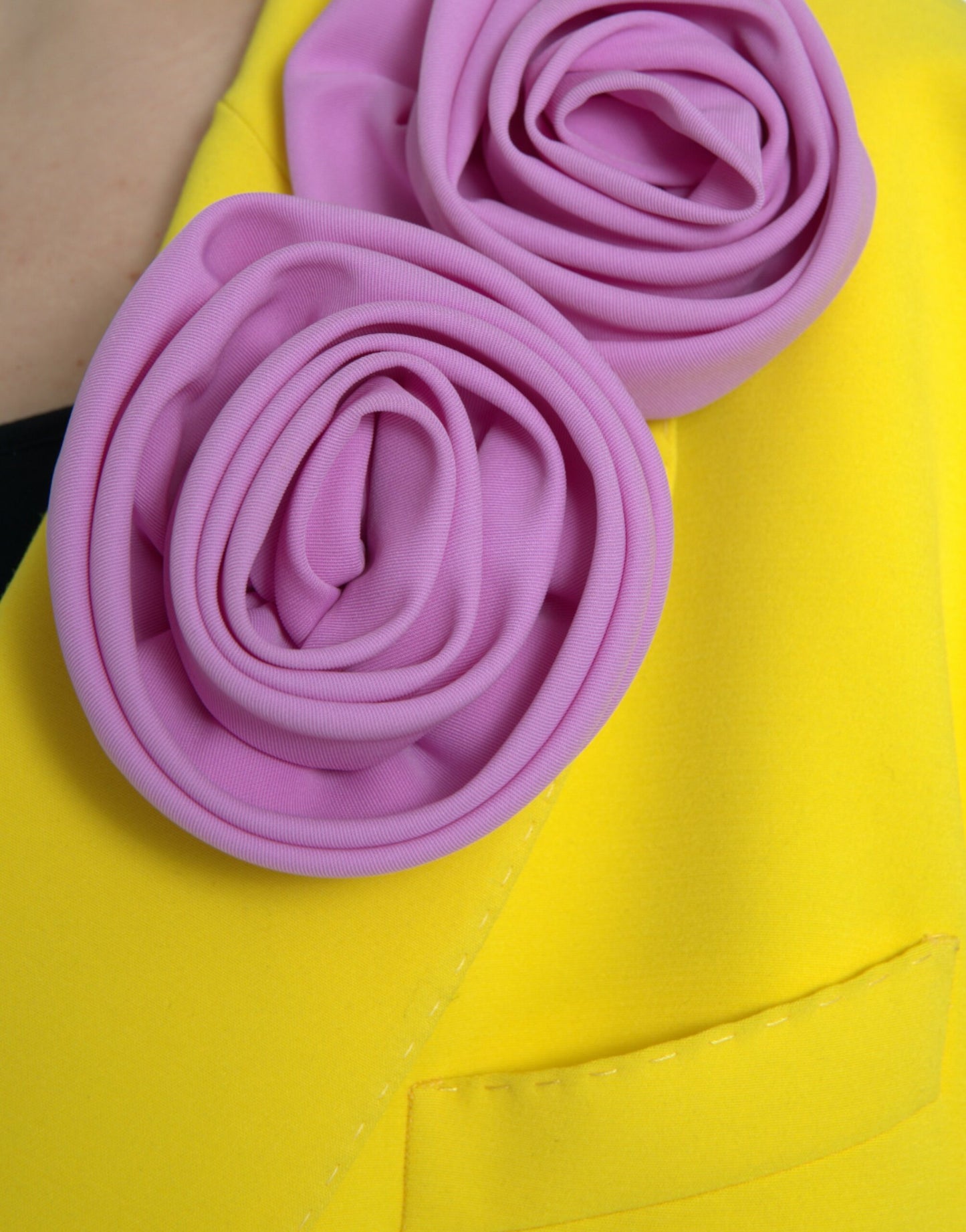 Dolce & Gabbana Multicolor Patchwork Floral Appliques Coat Jacket