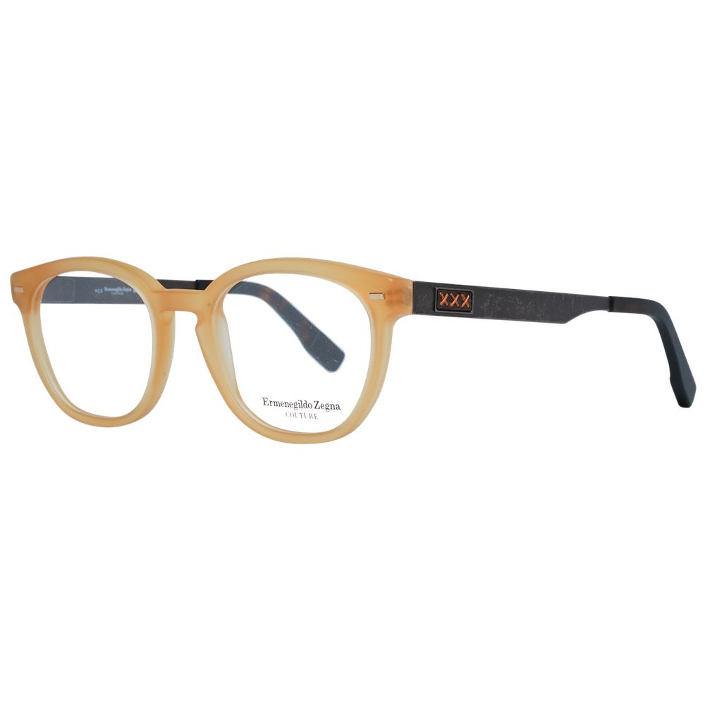 Ermenegildo Zegna Orange Men Glasses Frame