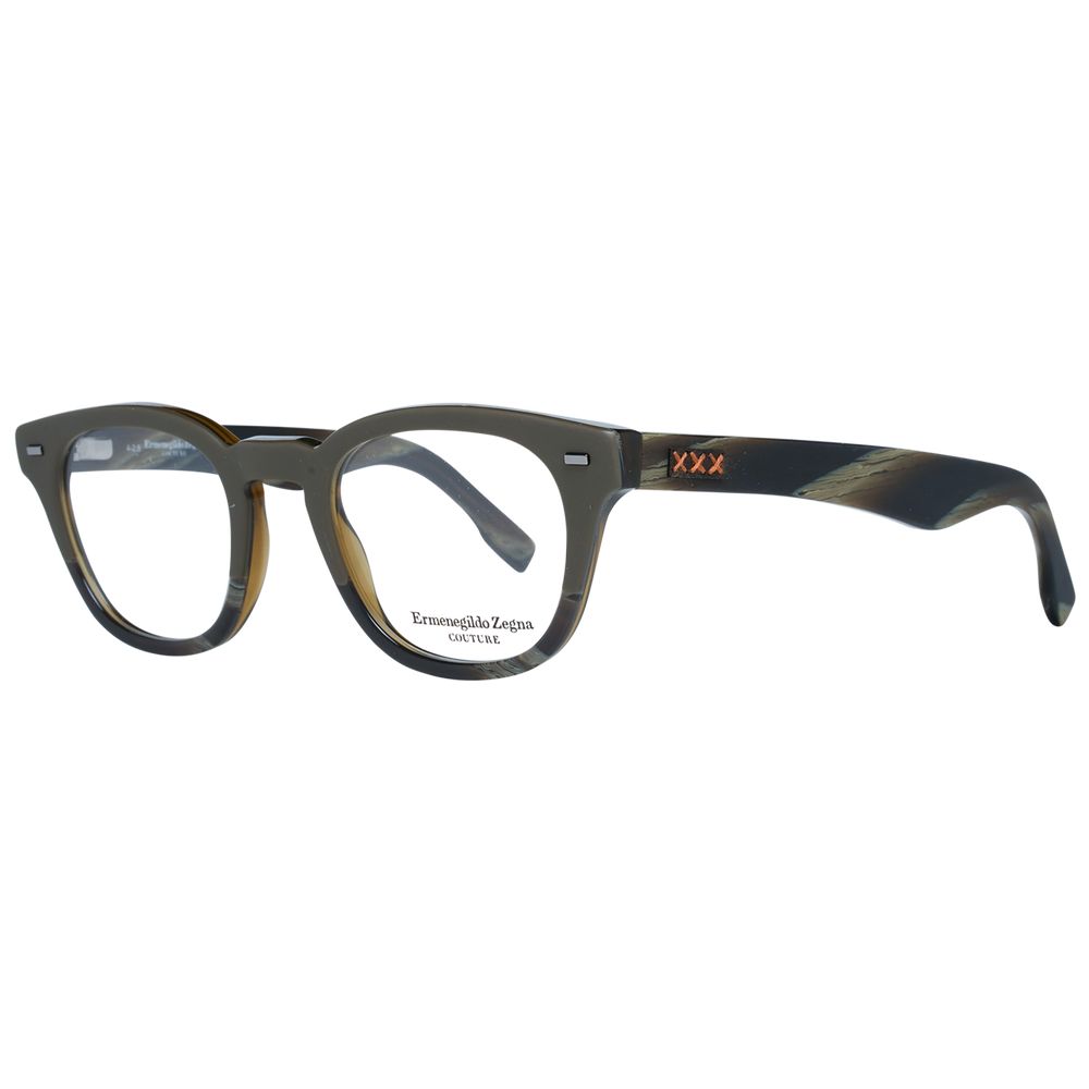 Ermenegildo Zegna Olive Men Glasses Frame