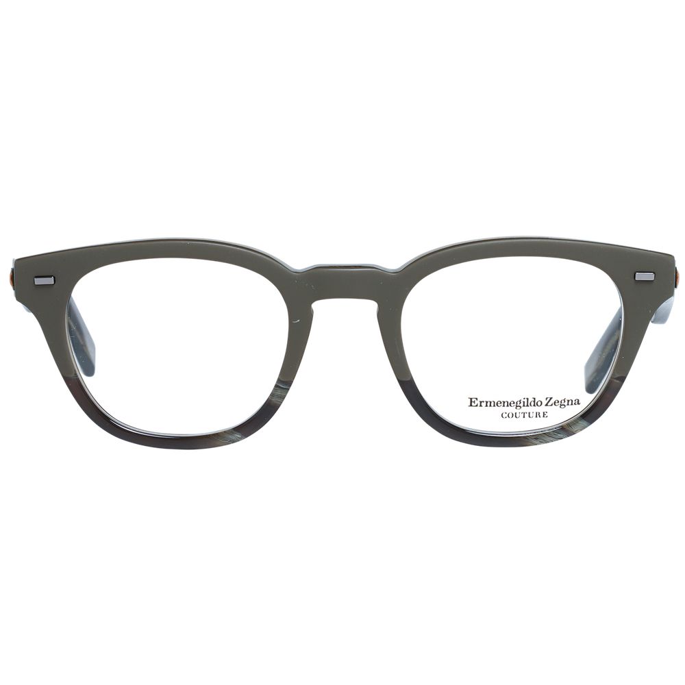 Ermenegildo Zegna Olive Men Glasses Frame
