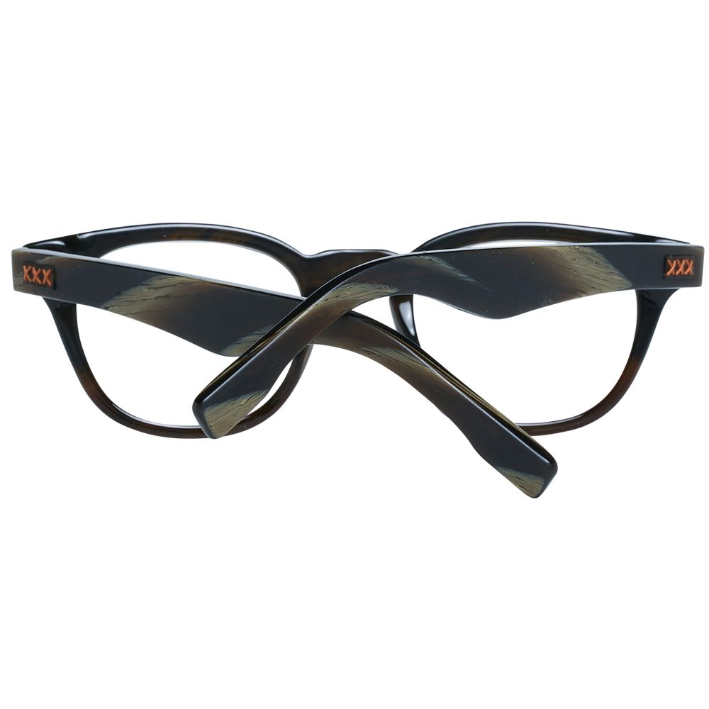 Ermenegildo Zegna Olive Men Glasses Frame