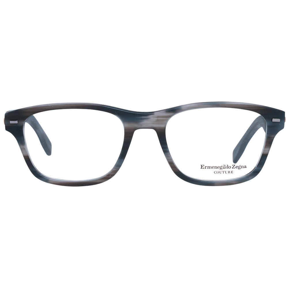 Ermenegildo Zegna Gray Men Glasses Frame