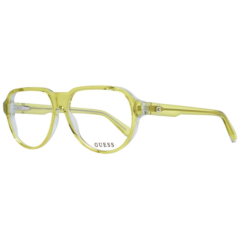 Guess Yellow Men Glasses Frame