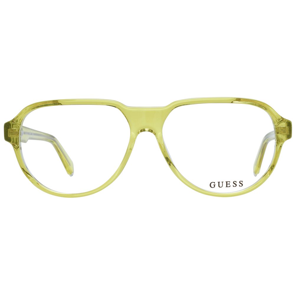 Guess Yellow Men Glasses Frame