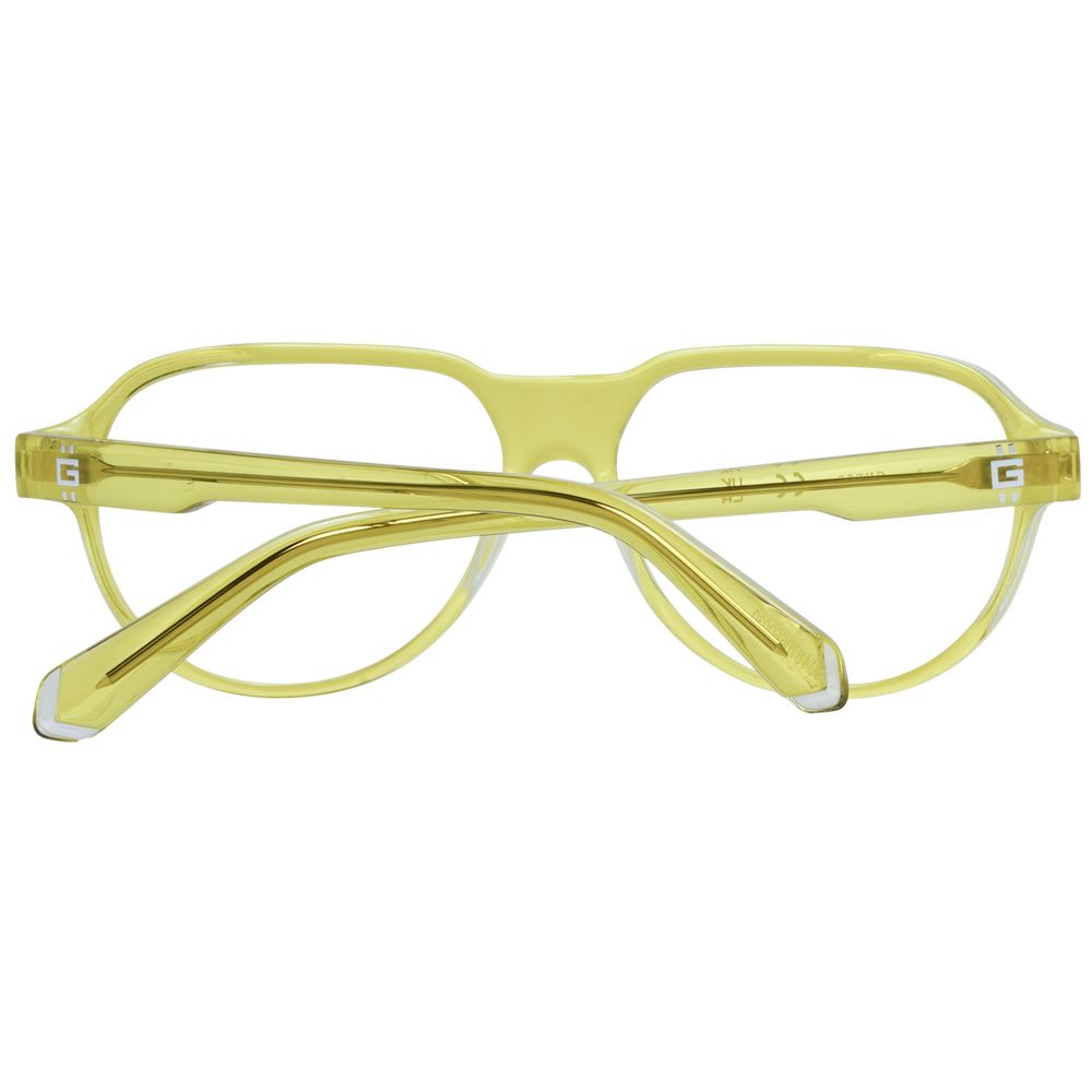 Guess Yellow Men Glasses Frame