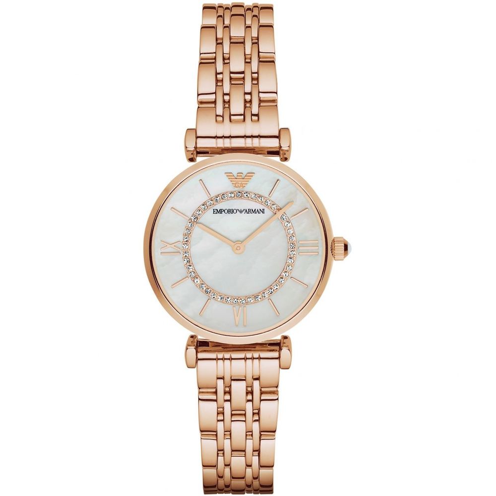 Armani Rose Gold Stainless Steel Watch