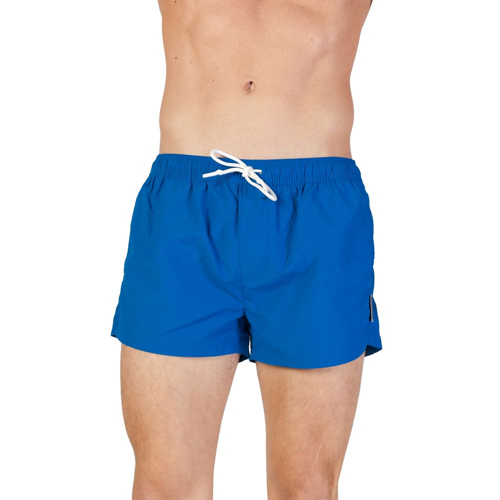 Hamaki-Ho Blue Polyester Swim Short