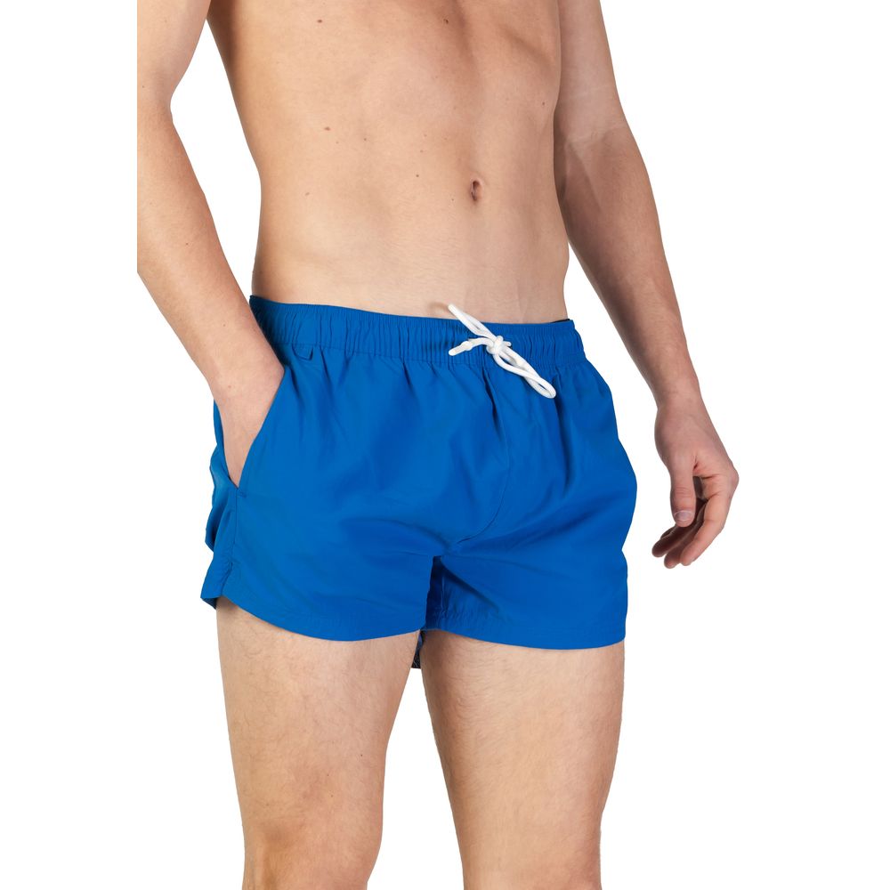 Hamaki-Ho Blue Polyester Swim Short