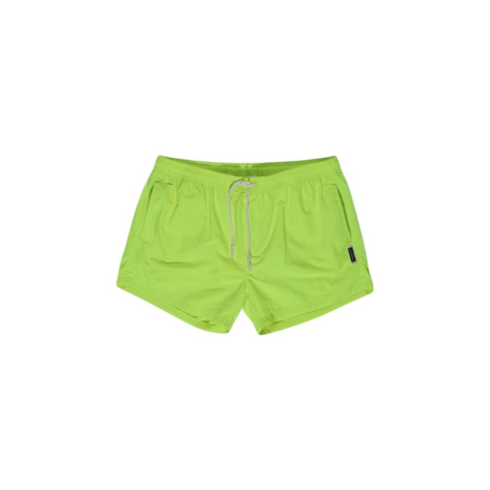 Hamaki-Ho Yellow Polyester Swim Short