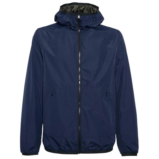 Refrigiwear Blue Nylon Men's Reversible Jacket