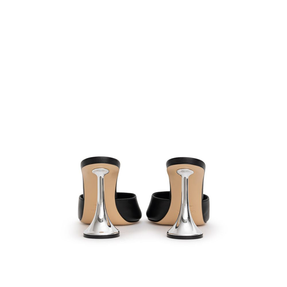 Coperni Black Leather Sandal