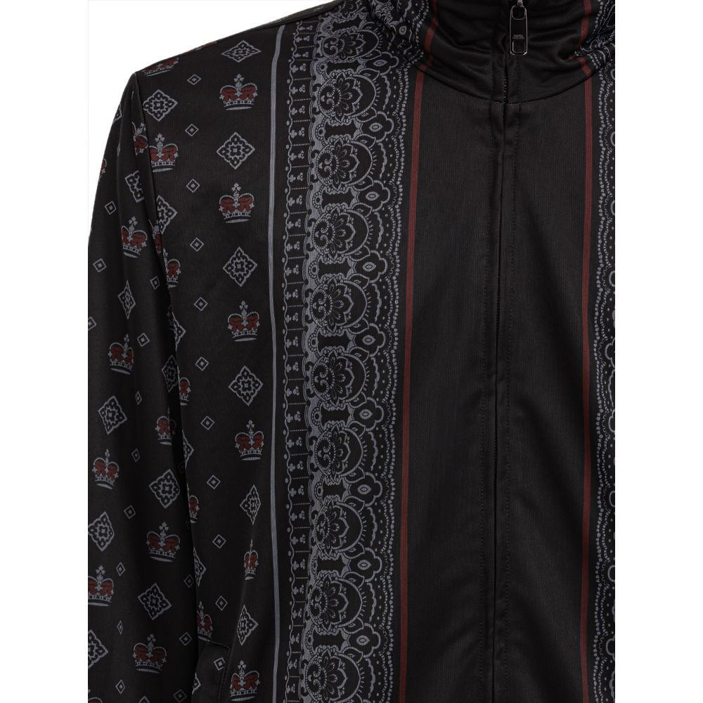 Dolce & Gabbana Black Polyester Sweatshirt