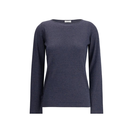 Brunello Cucinelli Long-sleeved lurex Top