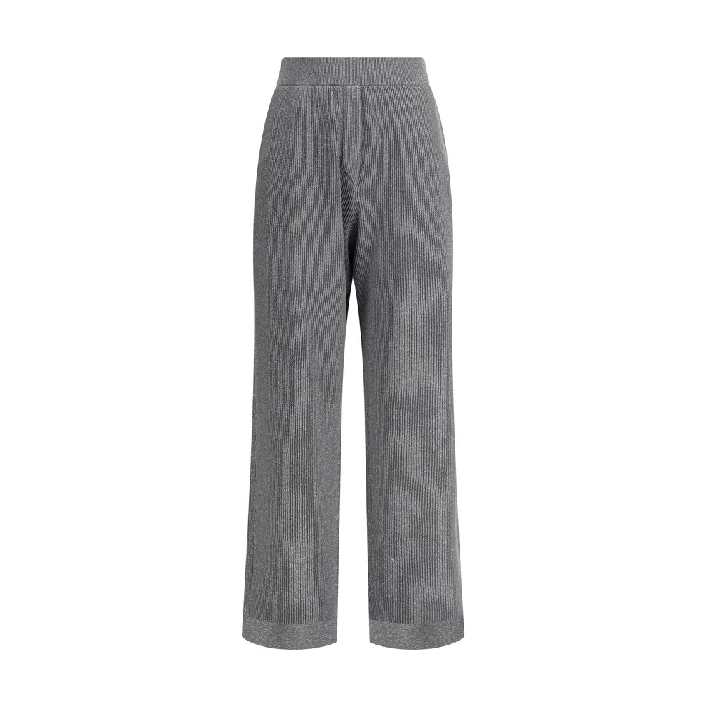 Brunello Cucinelli Ribbed lurex Pants
