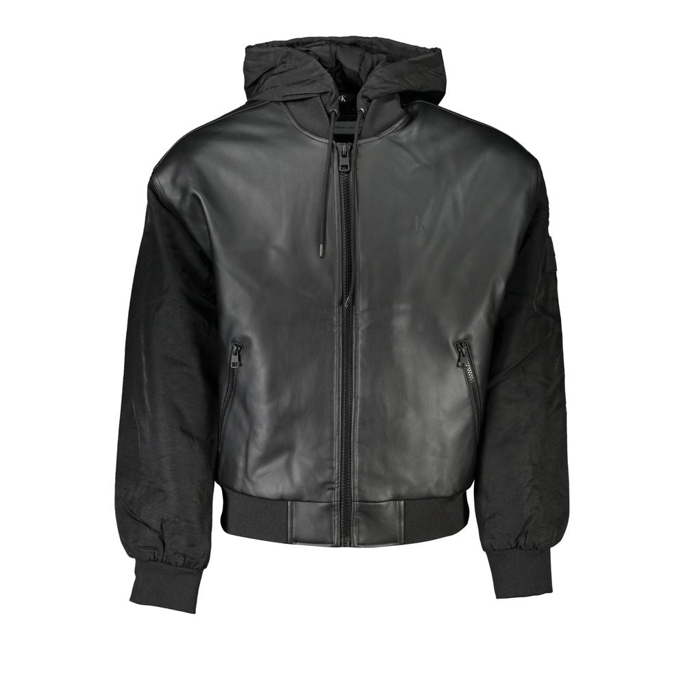 Calvin Klein Black Polyethylene Men Jacket