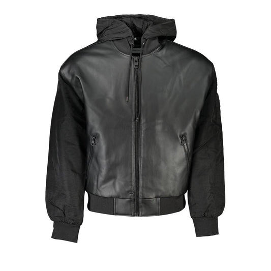 Calvin Klein Black Polyethylene Men Jacket