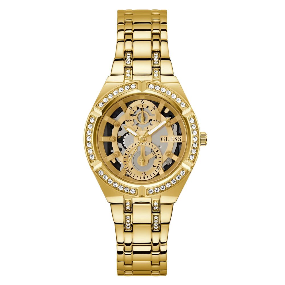 Guess Gold Stainless Steel Watch