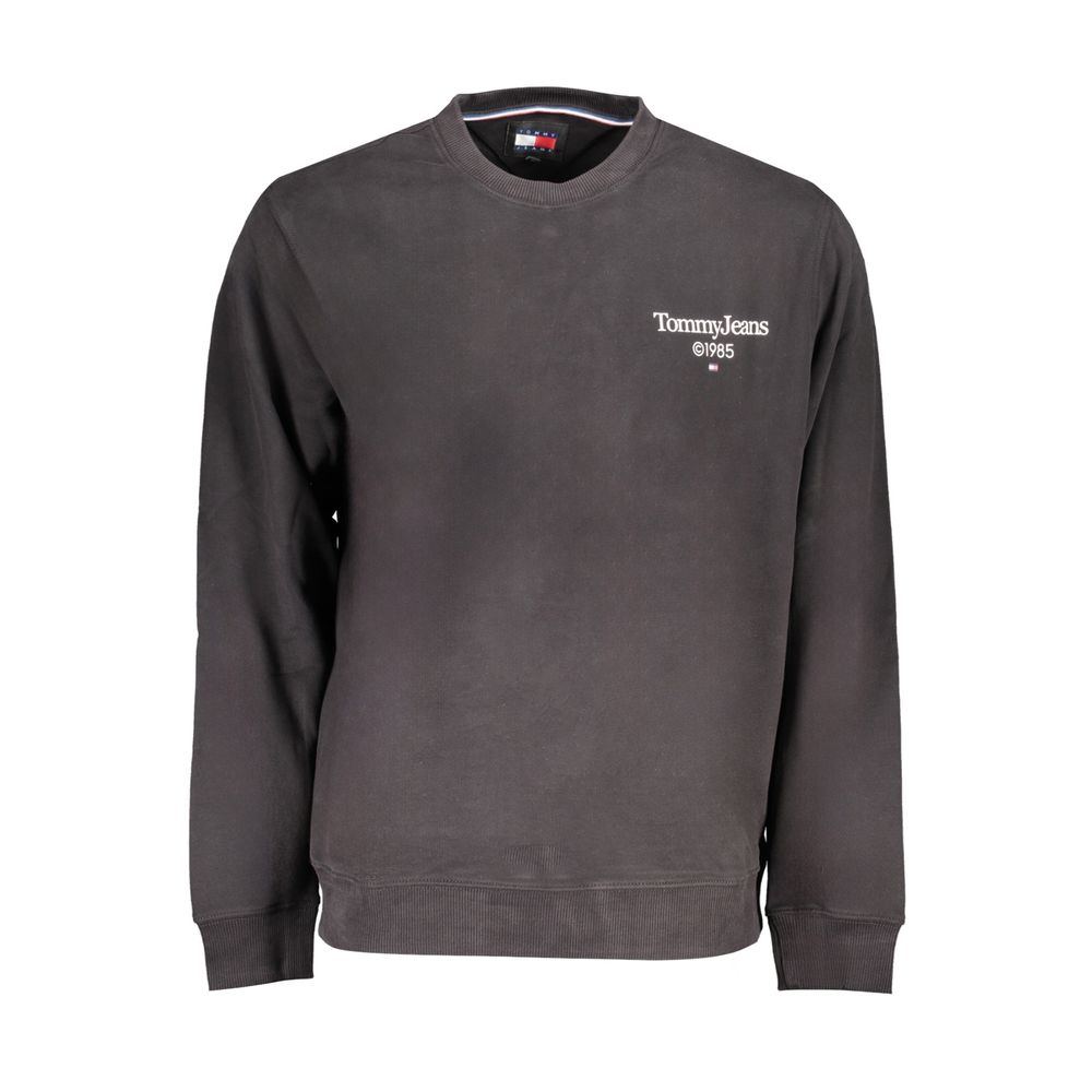 Tommy Hilfiger Black Cotton Men Sweater