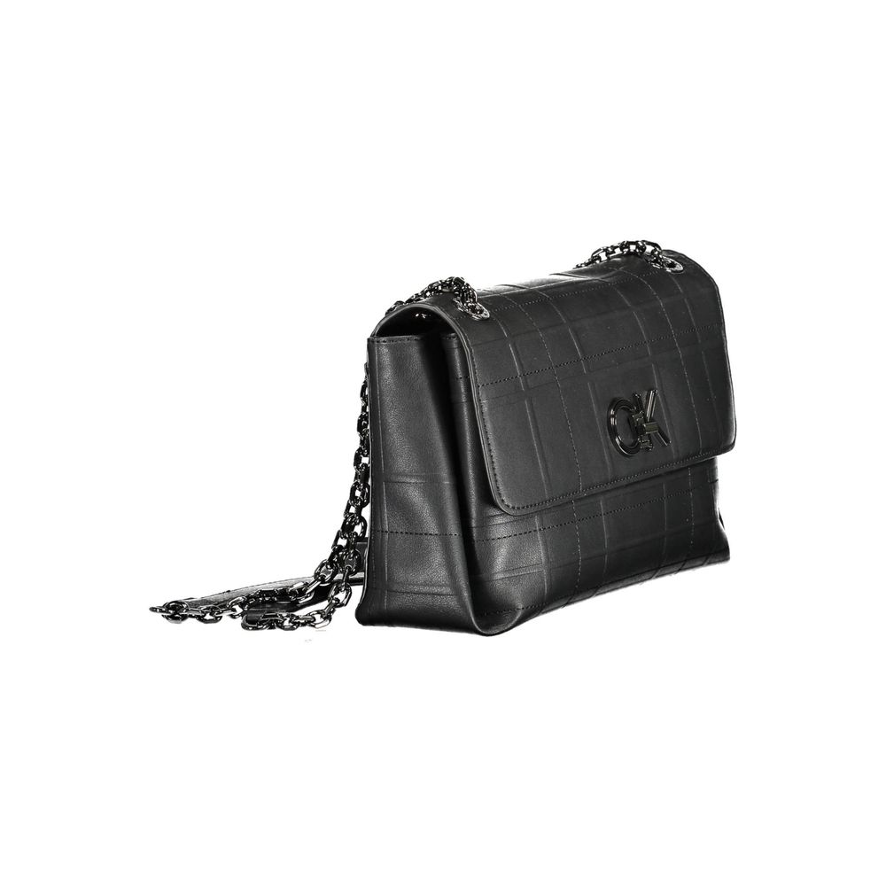 Calvin Klein Black Polyester Handbag