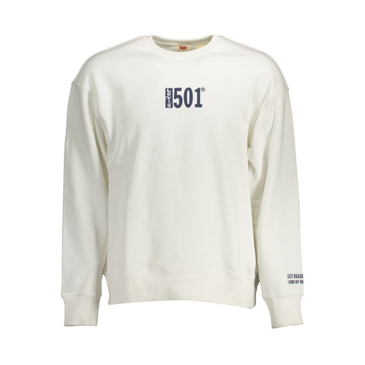 Levi's White Cotton Sweater