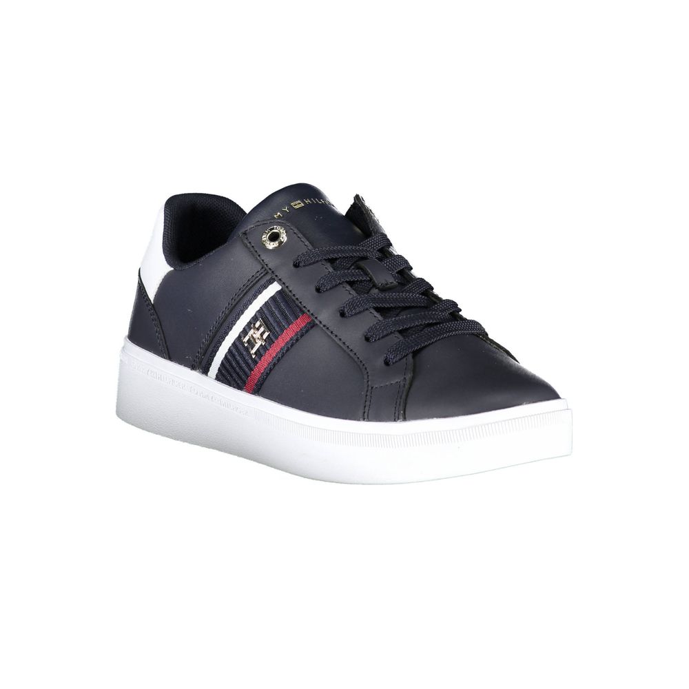 Tommy Hilfiger Blue Polyester Sneaker