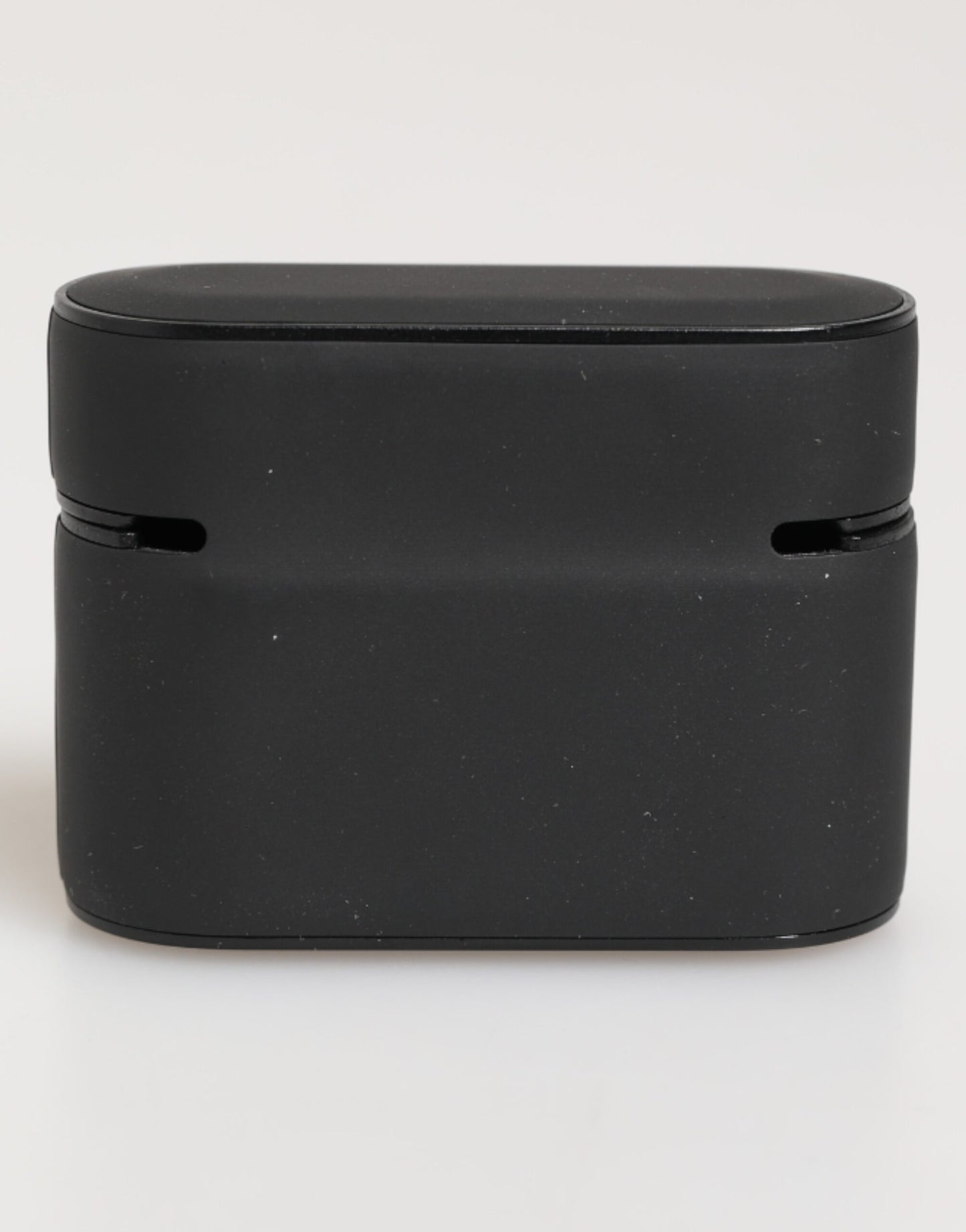 Dolce & Gabbana Black Yellow Rubber Logo Embossed Accessory Airpods Case