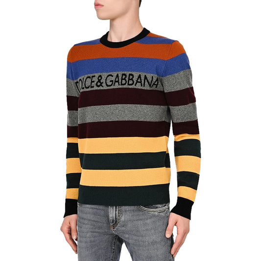 Dolce & Gabbana Multicolor Cashmere Sweater