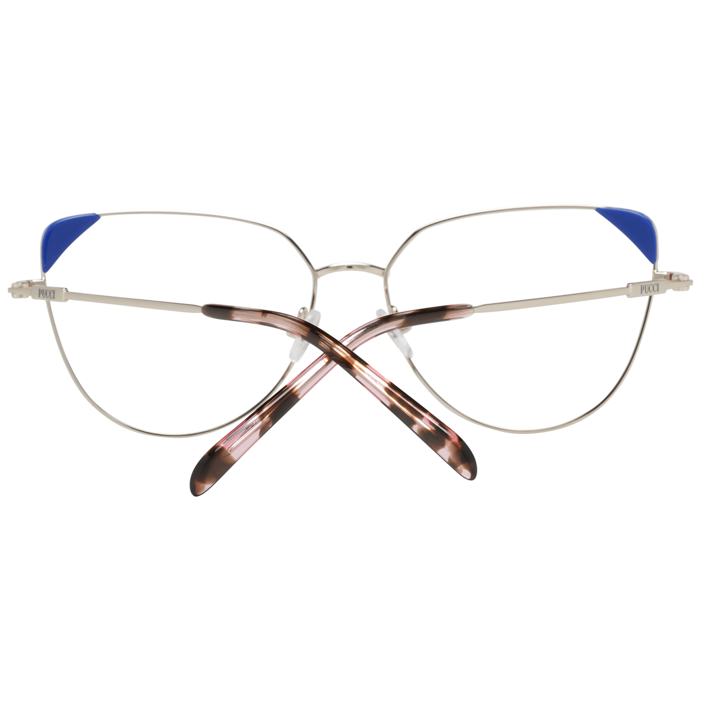 Emilio Pucci Gold Women Glasses Frame