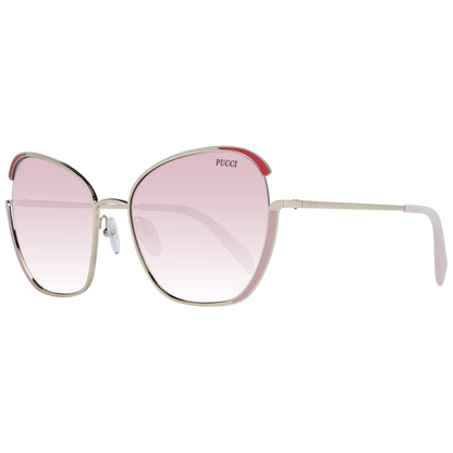 Emilio Pucci Gold Women Sunglass