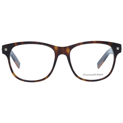 Ermenegildo Zegna Brown Men Glasses Frame