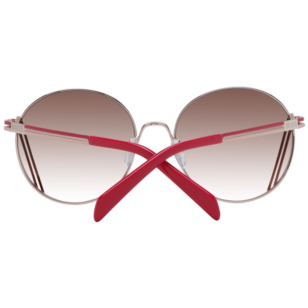 Emilio Pucci Rose Gold Women Sunglass