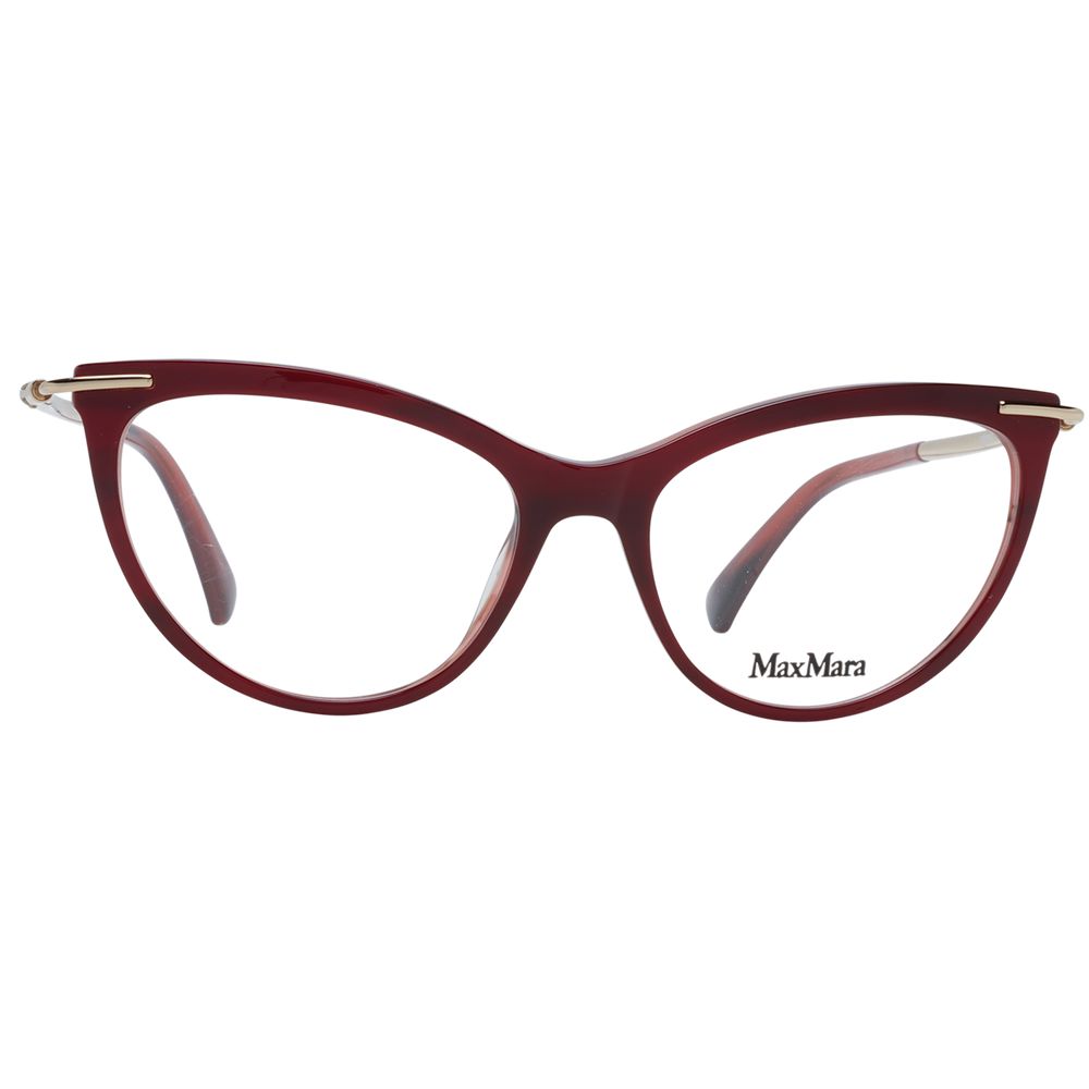 Max Mara Burgundy Women Glasses Frame