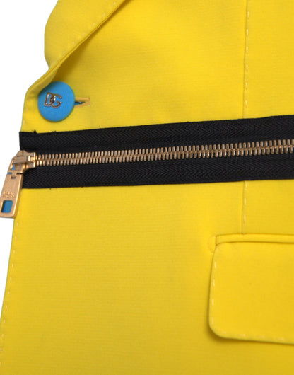 Dolce & Gabbana Multicolor Patchwork Floral Appliques Coat Jacket