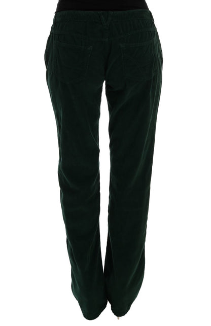 Dolce & Gabbana Green Cotton Corduroys Jeans