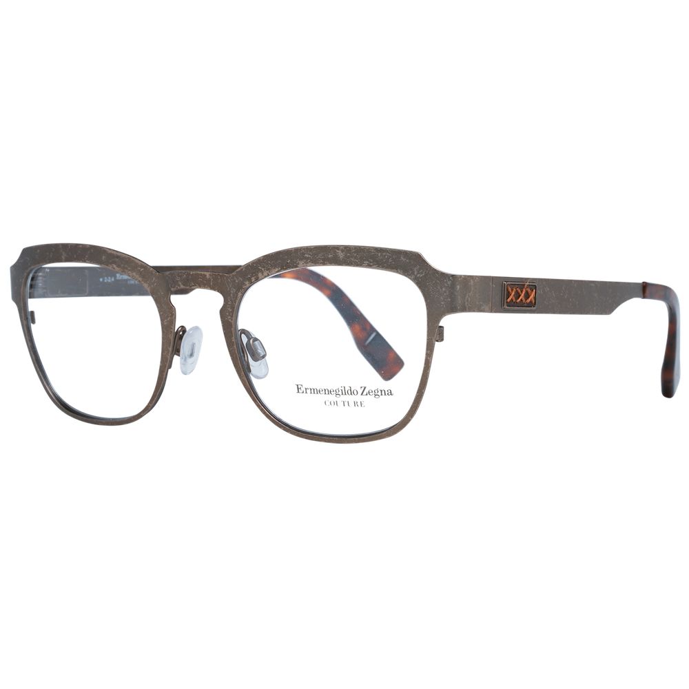 Ermenegildo Zegna Bronze Men Glasses Frame