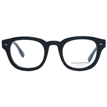 Ermenegildo Zegna Black Men Glasses Frame