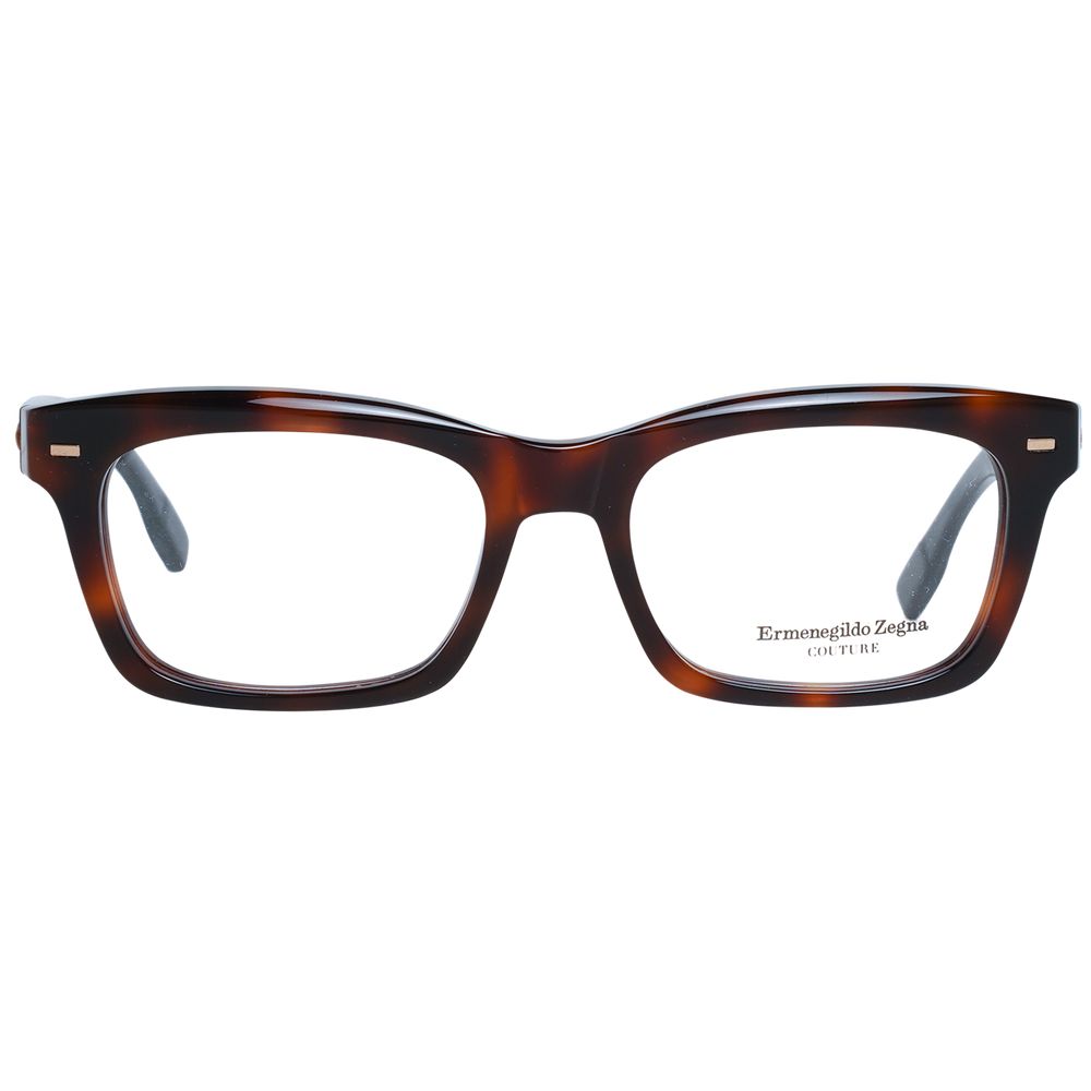 Ermenegildo Zegna Brown Men Glasses Frame