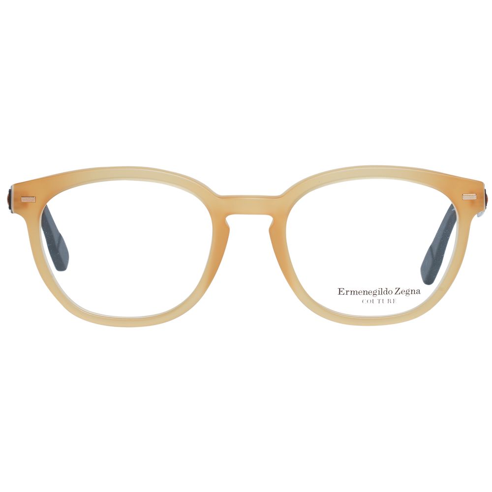 Ermenegildo Zegna Orange Men Glasses Frame