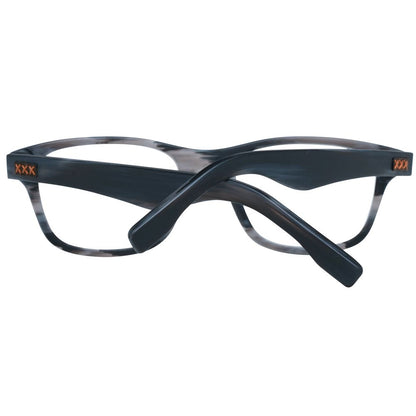 Ermenegildo Zegna Gray Men Glasses Frame