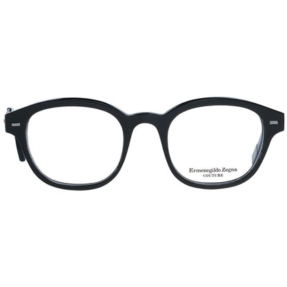 Ermenegildo Zegna Black Men Glasses Frame