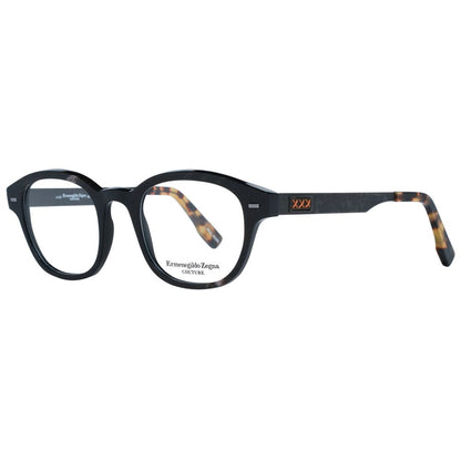 Ermenegildo Zegna Brown Men Glasses Frame