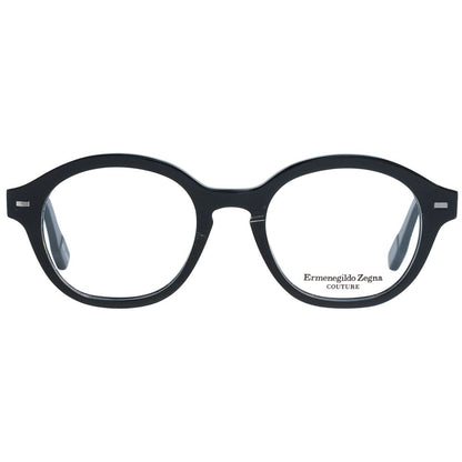 Ermenegildo Zegna Black Men Glasses Frame
