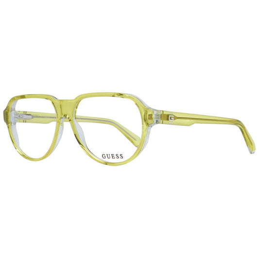Guess Yellow Men Glasses Frame