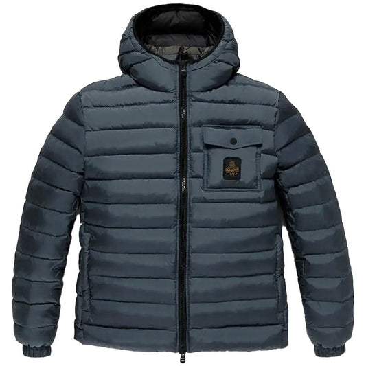 Refrigiwear Blue Nylon Men Jacket