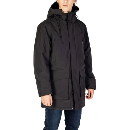 Replay Black Polyamide Parka