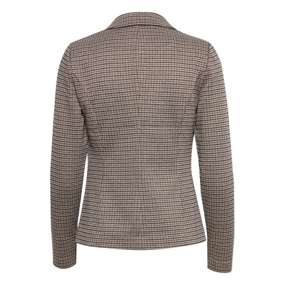 ICHI Beige Polyester Blazer