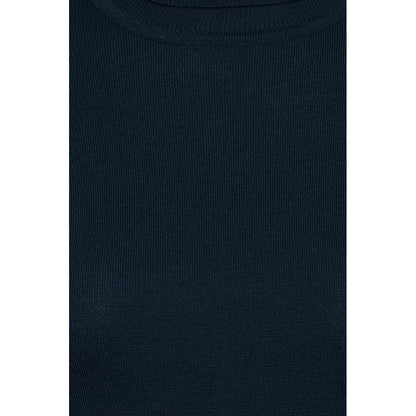 ICHI Blue Viscose Turtleneck